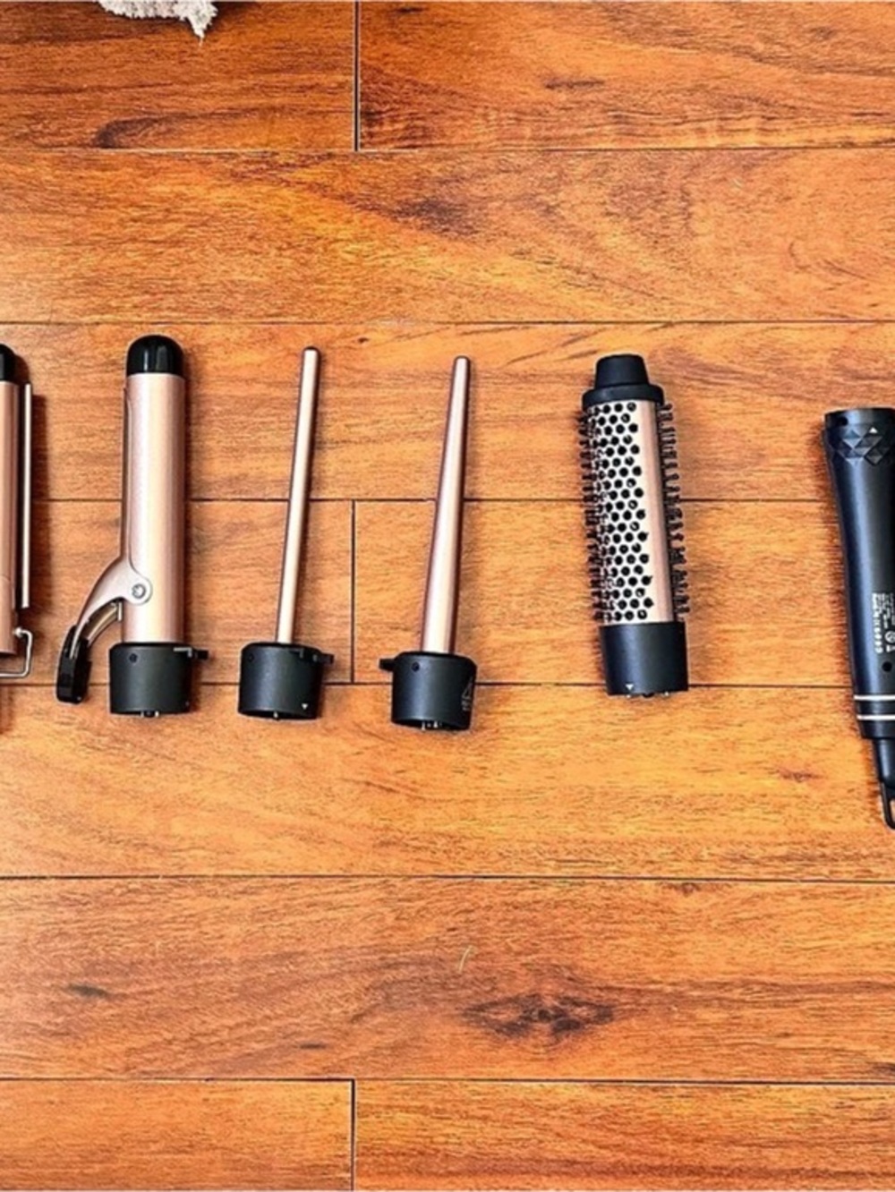 MaxT Hair Styling Tool Set in Black & Rose Gold